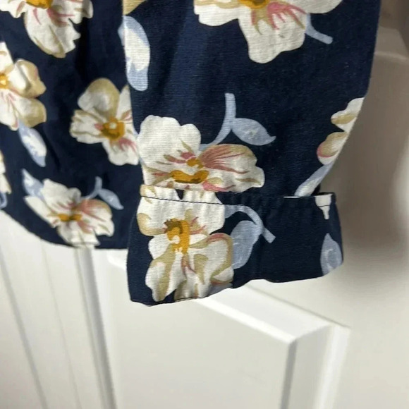 Jack & Jones NWT, linen cotton men shirt XL. floral ,long sleeve. Office,event - Picture 7 of 16